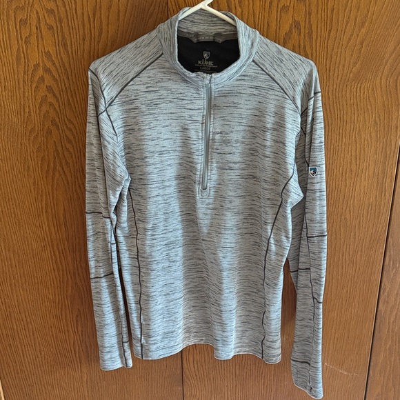 Kuhl Alloy 1/4 Zip Men’s Gray Quarter-Zip Pullover Size Large - Picture 1 of 6